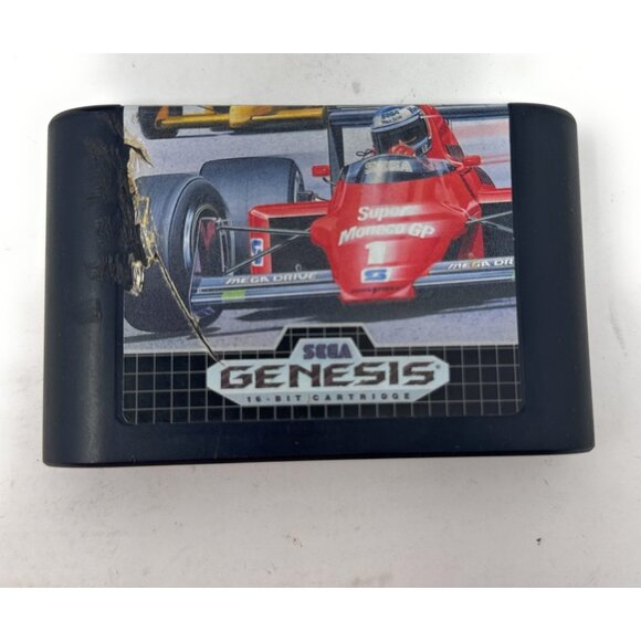 Super Monaco Gp Sega Genesis Video Game In Box with Manual - Picture 2 of 3